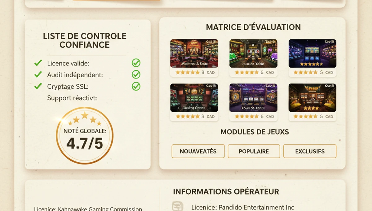Méthode d'évaluation